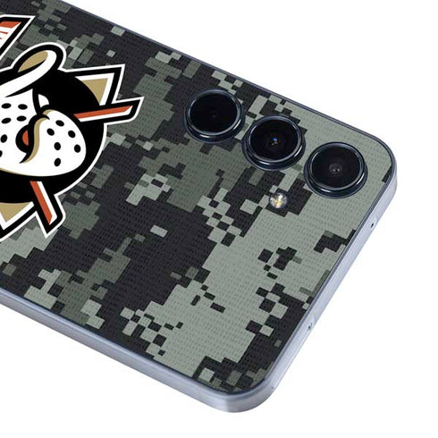 NHL Anaheim Ducks Camo Galaxy A55 5G Skin